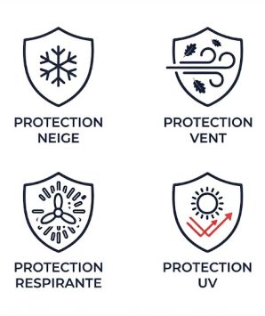 Protection UV, Poussières, et Neige